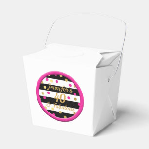 40 and Fabulous White Chinese Food Boxes