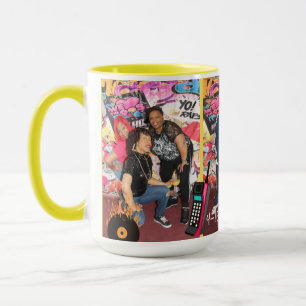 40 and Fly Hip Hop Themed Personalized Photo Mug