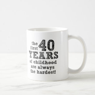 40 Ans d'Enfance Mug Drôle