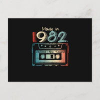 40 Birthday Gifts Year Old Made in 1982 Cassette