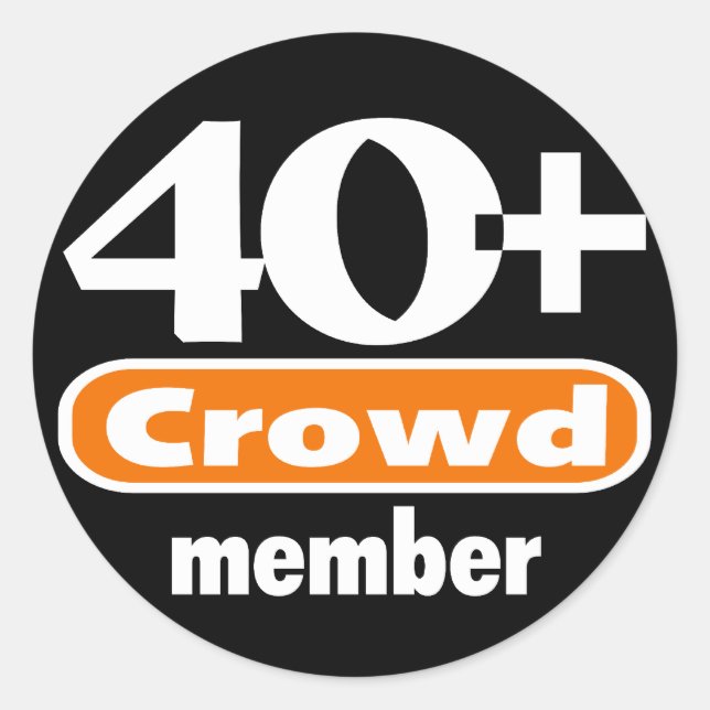 40+ Crowd Stickers (Front)