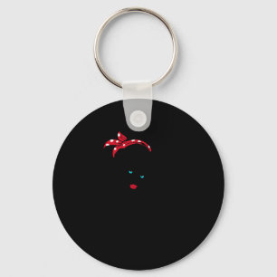 40.Dialysis Nurse Dialysis Nurse Rosie The Riveter Keychain