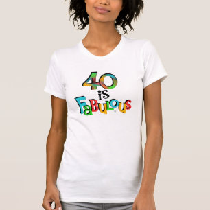 40 est Fabuleux T-shirts et cadeaux d'anniversaire