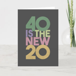 40 est la nouvelle carte essentielle 20 - 40e anni