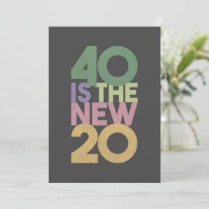 40 est la nouvelle carte essentielle 20 - 40e anni