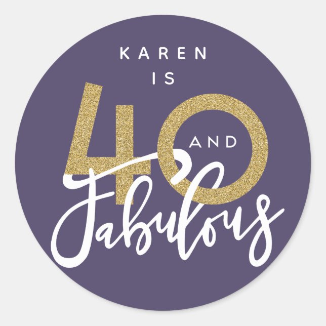 40 et autocollants fabuleux (Devant)