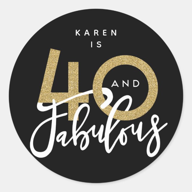 40 et autocollants fabuleux (Devant)