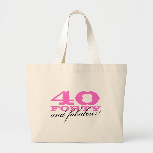 40 et fabuleux sac fourre-tout pour le quarantième (Devant)