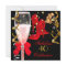 40 & Fabulous Red Black Gold Birthday Shoes