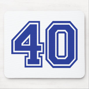 40 - Fourty Mouse Pad