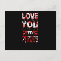 40.Horror Movie Love You To Pieces Hearts