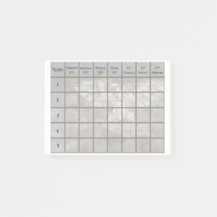 40 K Game Tracker Post-it® Notes