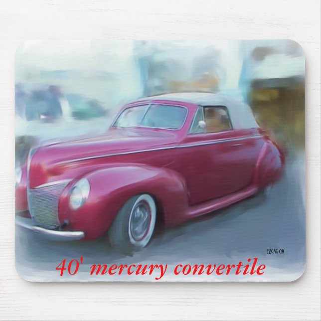 40' mercury convertible mouse pad (Front)