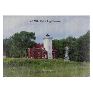 40 Mile Point Lighthouse cutting board