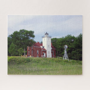 40 Mile Point Lighthouse Jigsaw Puzzle