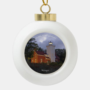 40 Mile Point Lighthouse ornement de nuit