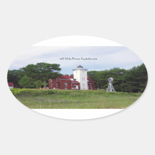 40 Mile Point Lighthouse sticker
