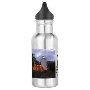 40 Mile Point Lighthouse water bottle