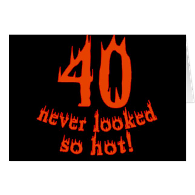 40 non jamais regardé si chaud (Devant horizontal)