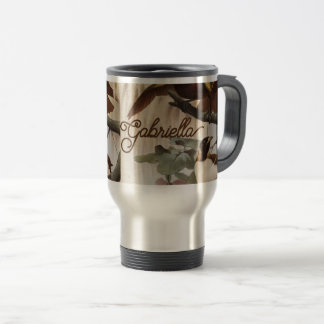 40 oz Cup with handle, Stainless Steel Cup, Person
