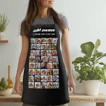 40 Photo Collage - 4 Rows 10 Columns - Script Name Apron<br><div class="desc">This trendy collage party design includes a place for forty pictures or life highlights. The optional script text on the bottom can be used for names,  events,  dates and more!
If you need to adjust the artwork or change the background colour,  click on the customize button and make changes.</div>