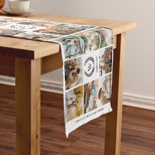 40 Photos Wedding Decor Template Monogram Location Short Table Runner
