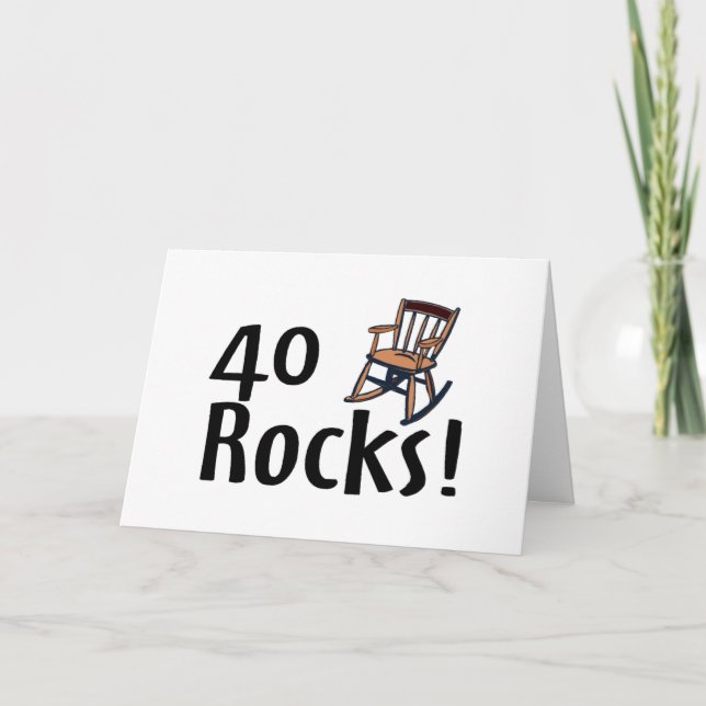 40 Rocks Card (Front)
