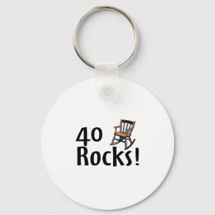 40 Rocks Keychain