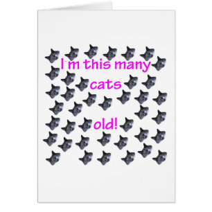 40 têtes de chat vieilles