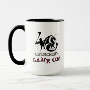 40 Unlocked~Game On Mug