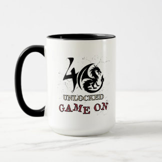 40 Unlocked~Game On Mug