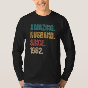 40 Wedding Aniversary For Him Amazing Husband Sin T-Shirt