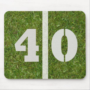 40 Yard Line Football Field Mousepad