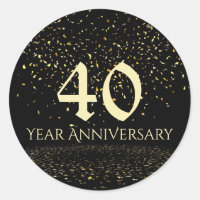 40 Year Anniversary Envelope Seal