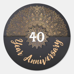 40 Year Anniversary Envelope Seal