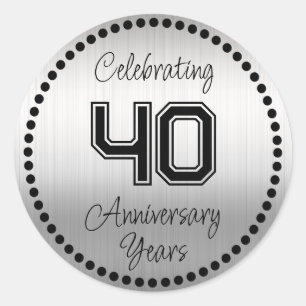 40 Year Anniversary Envelope Seal