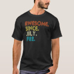 40 Year Old Awesome Since July 1982 40th Birthday  T-Shirt<br><div class="desc">40 Year Old Awesome Since July 1982 40th Birthday  3.</div>