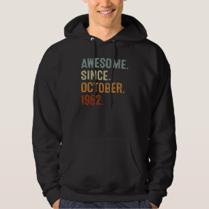 40 Years Old Awesome Since October 1982 40th Birth Hoodie