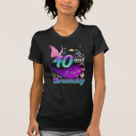 40 Years Old Mermaid 40th Birthday Wife Girlfriend T-Shirt<br><div class="desc">40 Years Old Gift for Mermaid 40th Birthday Wife Girlfriend.</div>