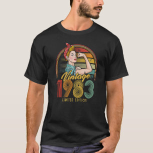 40 Years Old Vintage 1983 40th Birthday 5 T-Shirt