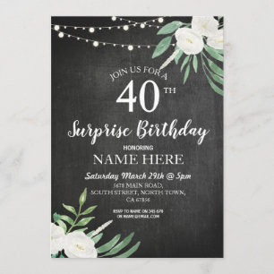 40e 50e 60 Invitation de la Marche d'anniversaire 