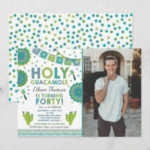 40e anniversaire Fiesta Invitation Saint Guacamole