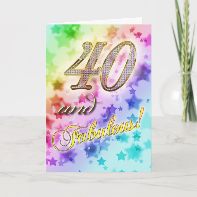 40e anniversaire Invitation (Devant)