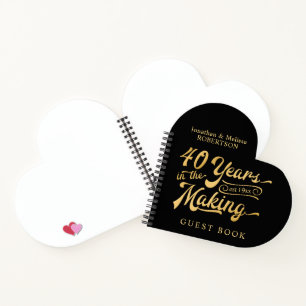 40e anniversaire Livre d'or 40 ans dans la fabrica