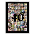 40e anniversaire ou tout âge Collage photo Giant A