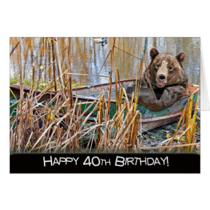 40e anniversaire Ours en bateau