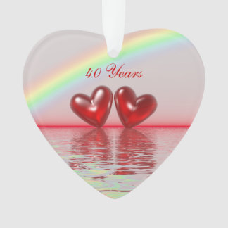 40e Anniversary Ruby Hearts