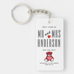 40e RUBY Mariage Anniversaire Cadeau personnalisé
