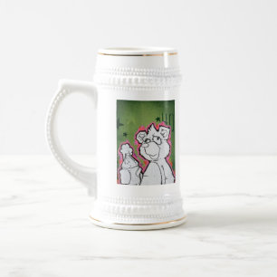 40OZ Beer Bear Stien Stein