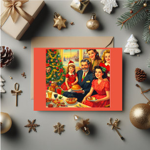 40's Christmas fun poster Christmas card